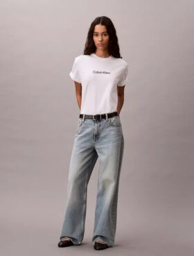 Standard Logo Boxy Fit Crewneck T-Shirt