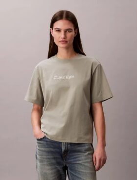 Standard Logo Boxy Fit Crewneck T-Shirt