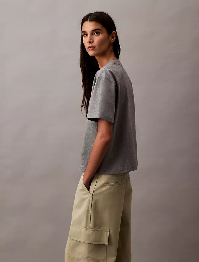 Standard Logo Boxy Fit Crewneck T-Shirt Standard Logo Boxy Fit Crewneck T-Shirt