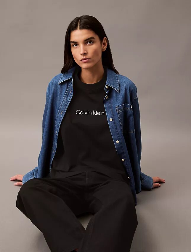 Standard Logo Boxy Fit Crewneck T-Shirt Standard Logo Boxy Fit Crewneck T-Shirt