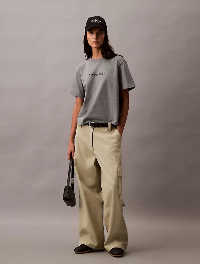 Standard Logo Boxy Fit Crewneck T-Shirt Standard Logo Boxy Fit Crewneck T-Shirt