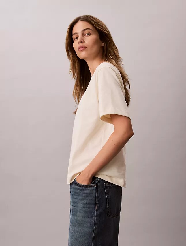 Standard Logo Boxy Fit Crewneck T-Shirt Standard Logo Boxy Fit Crewneck T-Shirt
