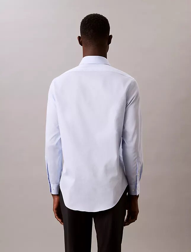 Steel Solid Slim Fit Button-Down Shirt Steel Solid Slim Fit Button-Down Shirt