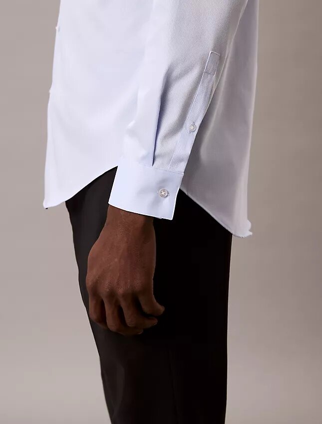 Steel Solid Slim Fit Button-Down Shirt Steel Solid Slim Fit Button-Down Shirt