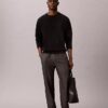 Straight Chambray Pull-On Pants Straight Chambray Pull-On Pants