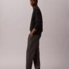 Straight Chambray Pull-On Pants Straight Chambray Pull-On Pants