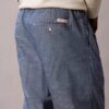 Straight Chambray Pull-On Pants Straight Chambray Pull-On Pants