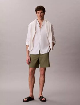 Straight Seersucker Elastic 7″ Shorts Straight Seersucker Elastic 7″ Shorts