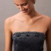Strapless Denim Mini Dress Strapless Denim Mini Dress