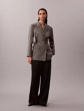 Stretch Belted Blazer Stretch Belted Blazer