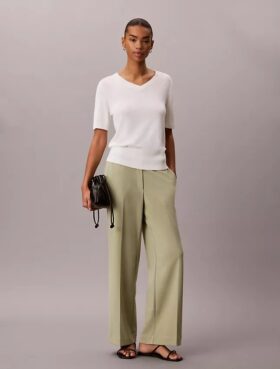 Stretch Crepe Travel Pants