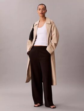 Stretch Crepe Travel Pants
