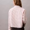 Stripe Cropped Boxy Button-Down Shirt Stripe Cropped Boxy Button-Down Shirt