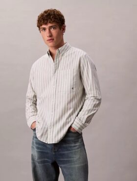 Stripe Oxford Classic Button-Down Shirt