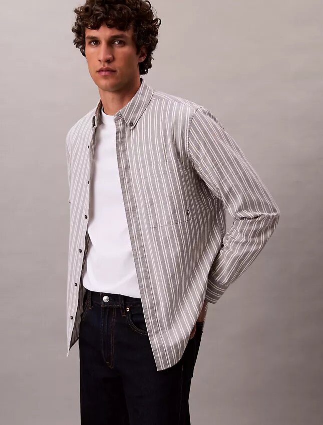 Stripe Oxford Classic Button-Down Shirt Stripe Oxford Classic Button-Down Shirt