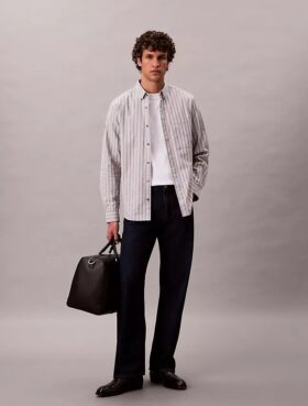 Stripe Oxford Classic Button-Down Shirt