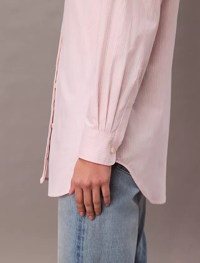 Stripe Relaxed Button-Down Shirt Stripe Relaxed Button-Down Shirt