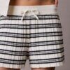 Stripe Rib Pull-On Shorts Stripe Rib Pull-On Shorts