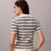 Stripe Rib Slim Polo Shirt Stripe Rib Slim Polo Shirt
