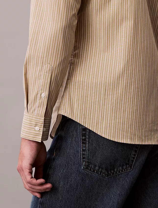 Stripe Slim Stretch Button-Down Shirt Stripe Slim Stretch Button-Down Shirt