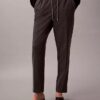 Stripe Tapered Drawstring Ankle Pants Stripe Tapered Drawstring Ankle Pants