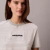 Striped Ck Logo Tee