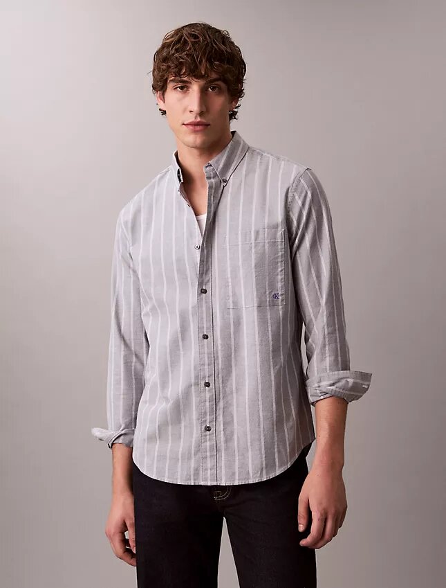 Striped Oxford Classic Button-Down Shirt Striped Oxford Classic Button-Down Shirt