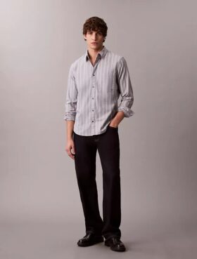 Striped Oxford Classic Button-Down Shirt