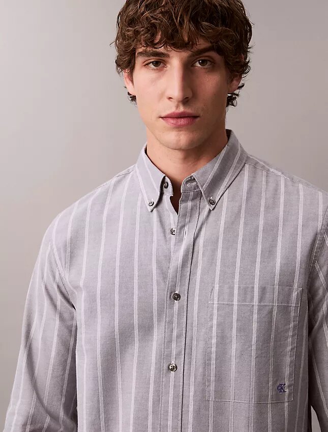 Striped Oxford Classic Button-Down Shirt Striped Oxford Classic Button-Down Shirt