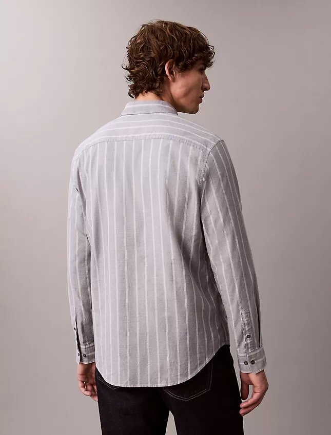 Striped Oxford Classic Button-Down Shirt Striped Oxford Classic Button-Down Shirt