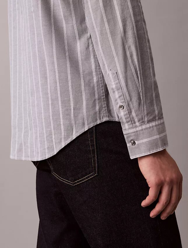 Striped Oxford Classic Button-Down Shirt Striped Oxford Classic Button-Down Shirt