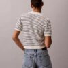 Striped Stitch Polo Shirt Striped Stitch Polo Shirt