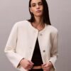 Structured Collarless Jacket Structured Collarless Jacket