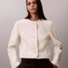 Structured Collarless Jacket Structured Collarless Jacket