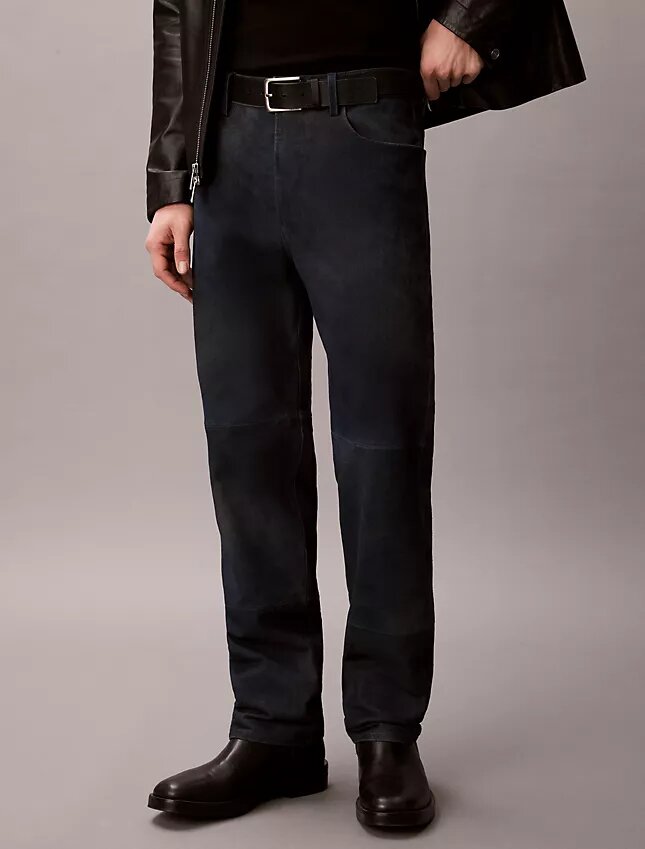 Suede 90S Straight Pants Suede 90S Straight Pants
