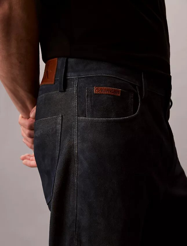Suede 90S Straight Pants Suede 90S Straight Pants