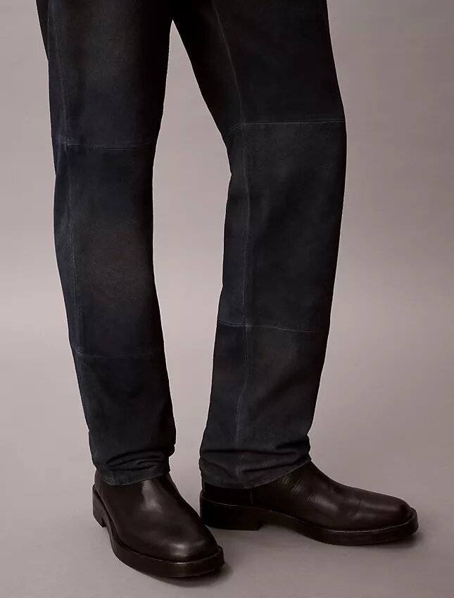 Suede 90S Straight Pants Suede 90S Straight Pants