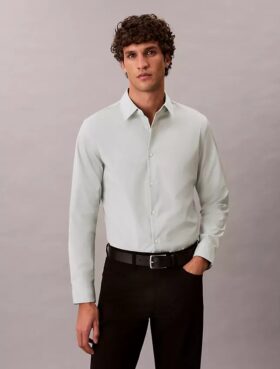 Supima Stretch Cotton Slim Shirt