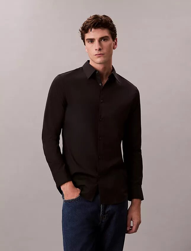 Supima Stretch Cotton Slim Shirt Supima Stretch Cotton Slim Shirt