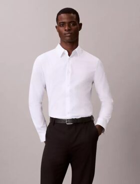 Supima Stretch Cotton Slim Shirt