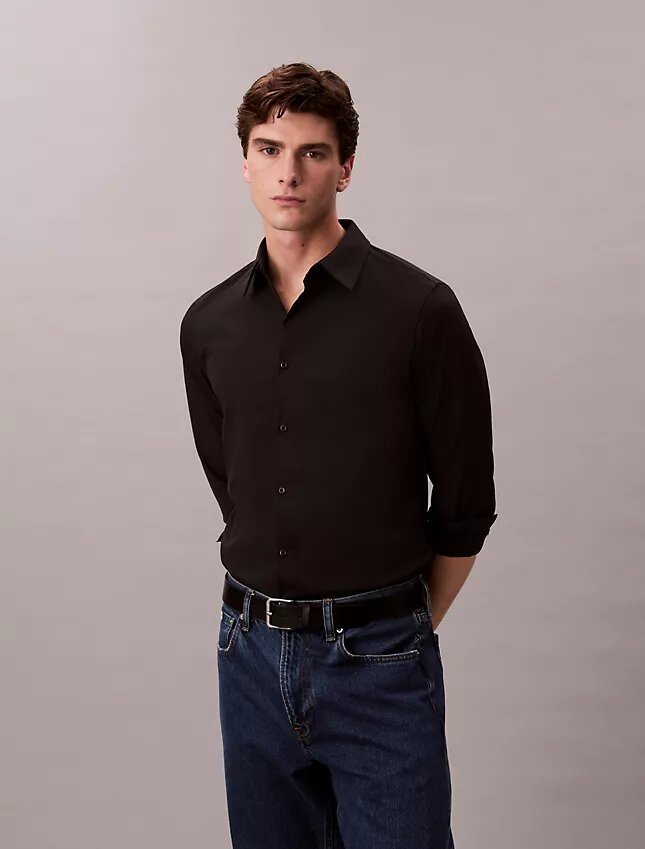 Supima Stretch Cotton Slim Shirt Supima Stretch Cotton Slim Shirt