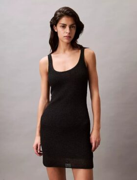 Sweater Stitch Mini Dress