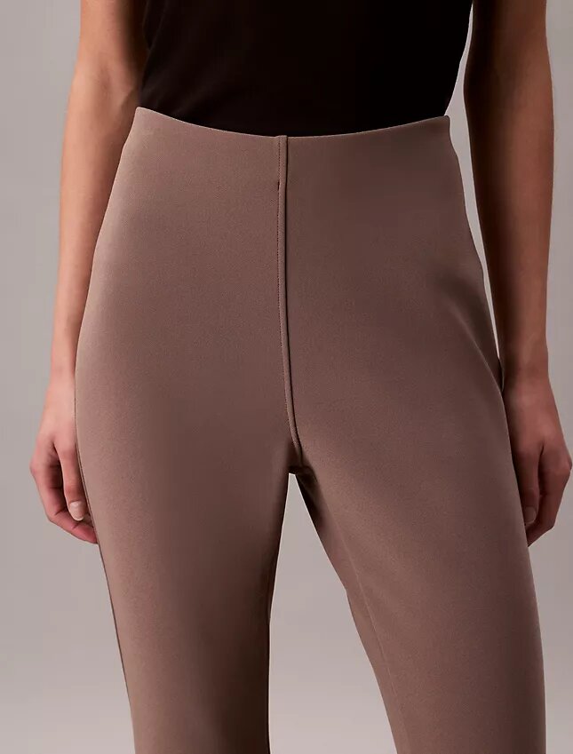 Tailored Knit Flared Pull-On Pants Tailored Knit Flared Pull-On Pants