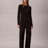 Tailored Knit Slim Tunic Top Tailored Knit Slim Tunic Top