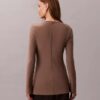 Tailored Knit Slim Tunic Top Tailored Knit Slim Tunic Top