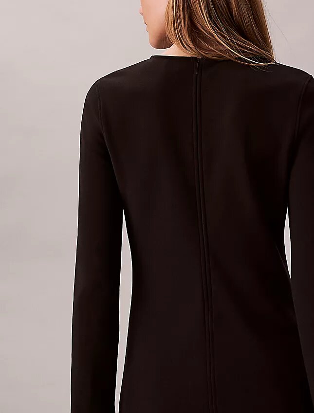 Tailored Knit Slim Tunic Top Tailored Knit Slim Tunic Top