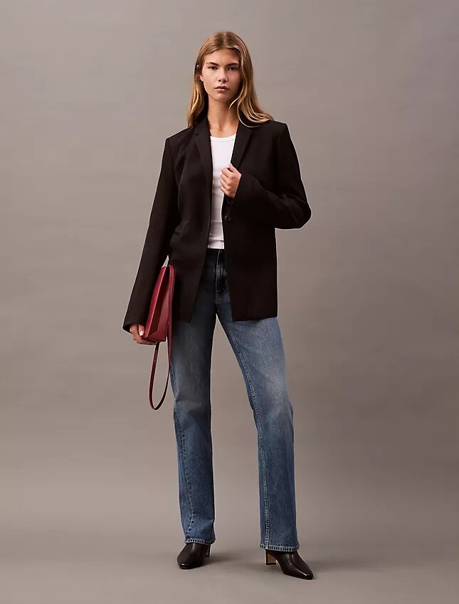 Tailored Rayon Blazer Tailored Rayon Blazer
