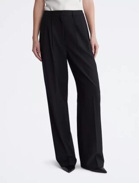 Tailored Wide Leg Trousers
