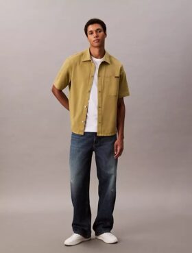 Utility Relaxed Button-Down Shirt