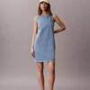 V-Neck Denim Shift Dress V-Neck Denim Shift Dress